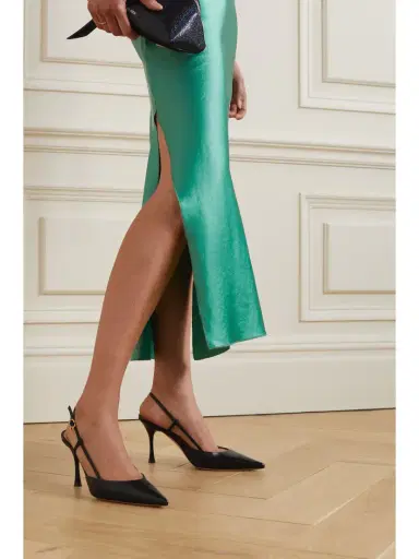 Gianvito Rossi Ascent 85 Leather Slingback Pumps | Thumbnail 2 Gianvito Rossi Ascent 85 Leather Slingback Pumps | Thumbnail 2