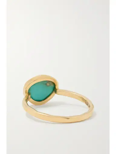 Melissa Joy Manning 14-karat Recycled Gold Turquoise Ring | Thumbnail 3 Melissa Joy Manning 14-karat Recycled Gold Turquoise Ring | Thumbnail 3