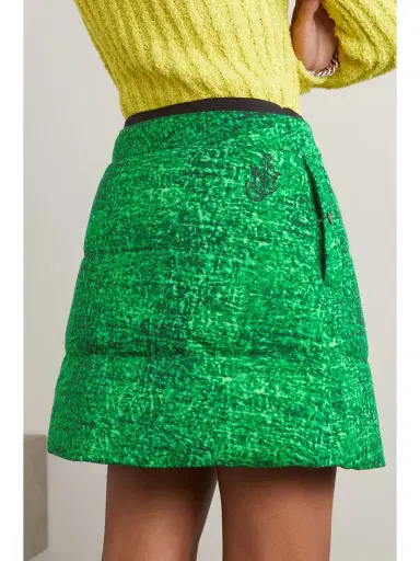 Moncler Genius + Jw Anderson Quilted Printed Cotton-twill Down Mini Skirt | Thumbnail 3 Moncler Genius + Jw Anderson Quilted Printed Cotton-twill Down Mini Skirt | Thumbnail 3