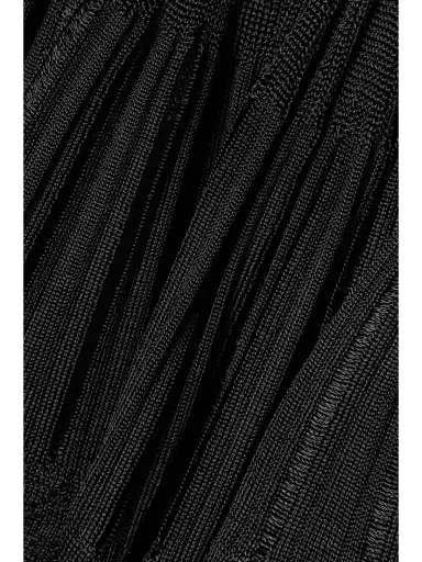 Alaïa Ribbed Pointelle-knit Mini Dress | Thumbnail 4 Alaïa Ribbed Pointelle-knit Mini Dress | Thumbnail 4