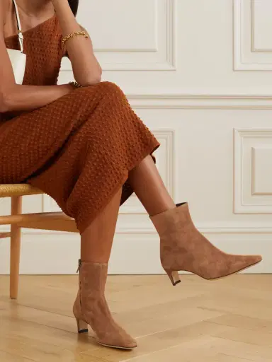 Staud Wally Suede Ankle Boots | Thumbnail 2 Staud Wally Suede Ankle Boots | Thumbnail 2