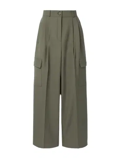 The Frankie Shop Maesa Pleated Woven Wide-leg Cargo Pants | Thumbnail 1 The Frankie Shop Maesa Pleated Woven Wide-leg Cargo Pants | Thumbnail 1