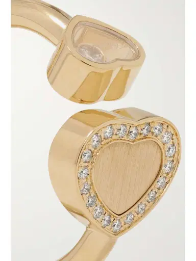 Chopard Happy Hearts 18-karat Gold Diamond Ring | Thumbnail 4 Chopard Happy Hearts 18-karat Gold Diamond Ring | Thumbnail 4