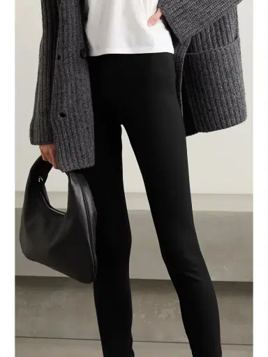 The Row Essentials Woolworth Stretch-ponte Leggings | Thumbnail 3 The Row Essentials Woolworth Stretch-ponte Leggings | Thumbnail 3