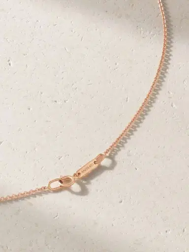 Anita Ko Initial 18-karat Rose Gold Diamond Necklace | Thumbnail 3 Anita Ko Initial 18-karat Rose Gold Diamond Necklace | Thumbnail 3