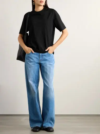 The Row Essentials Chiara Cotton-jersey T-shirt | Thumbnail 2 The Row Essentials Chiara Cotton-jersey T-shirt | Thumbnail 2
