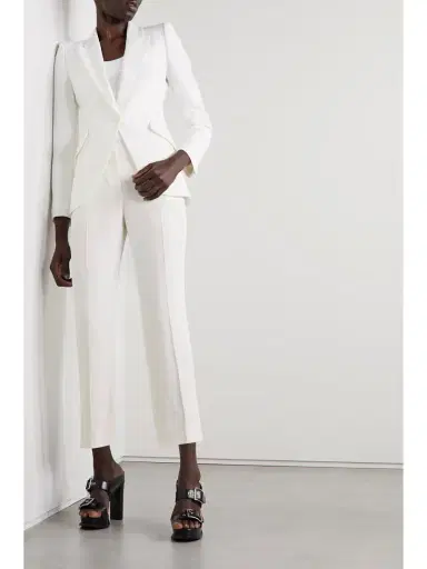 McQueen Crepe Straight-leg Pants | Thumbnail 2 McQueen Crepe Straight-leg Pants | Thumbnail 2