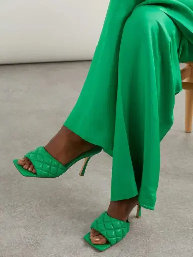 Bottega Veneta Quilted Leather Mules | Thumbnail 2 Bottega Veneta Quilted Leather Mules | Thumbnail 2