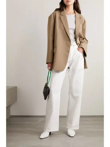 The Frankie Shop Bea Crepe Blazer | Thumbnail 2 The Frankie Shop Bea Crepe Blazer | Thumbnail 2
