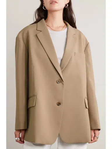 The Frankie Shop Bea Crepe Blazer | Thumbnail 3 The Frankie Shop Bea Crepe Blazer | Thumbnail 3