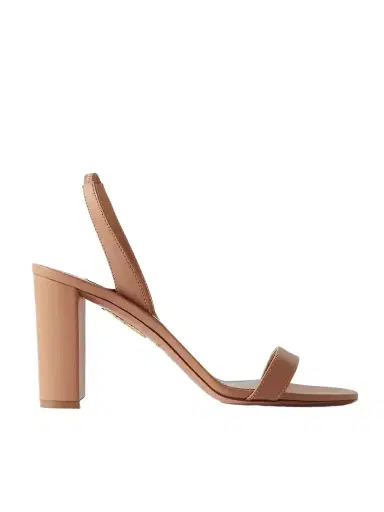 Aquazzura So Nude 85 Leather Slingback Sandals | Thumbnail 1 Aquazzura So Nude 85 Leather Slingback Sandals | Thumbnail 1