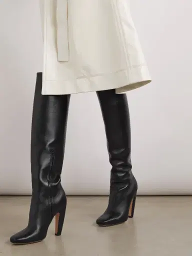 Bottega Veneta Veneta Leather Knee Boots | Thumbnail 2 Bottega Veneta Veneta Leather Knee Boots | Thumbnail 2