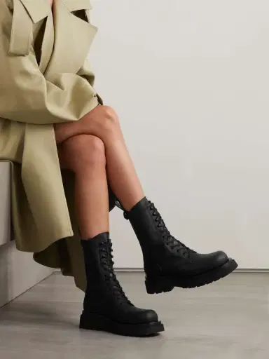 Bottega Veneta Lace-up Leather Ankle Boots | Thumbnail 2 Bottega Veneta Lace-up Leather Ankle Boots | Thumbnail 2
