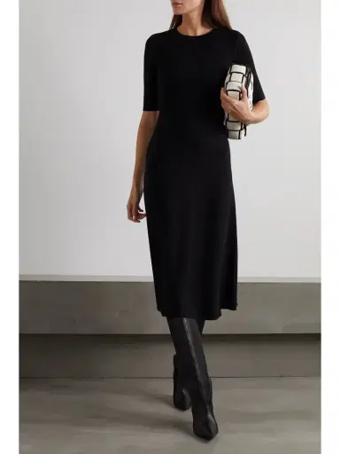 Gabriela Hearst Seymore Wool, Cashmere And Silk-blend Midi Dress | Thumbnail 2 Gabriela Hearst Seymore Wool, Cashmere And Silk-blend Midi Dress | Thumbnail 2