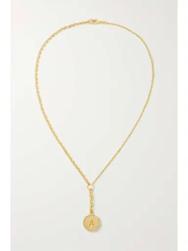 Foundrae Forever And Always A Pair 18-karat Gold Diamond Necklace | Thumbnail 4 Foundrae Forever And Always A Pair 18-karat Gold Diamond Necklace | Thumbnail 4