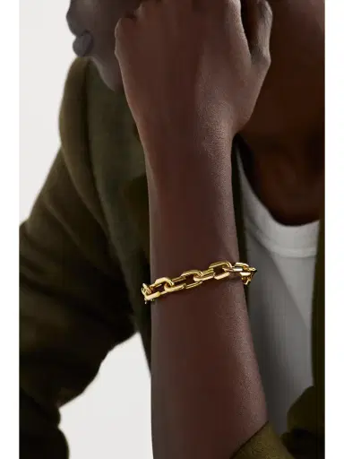 Foundrae Medium Strong Hearts 18-karat Gold Bracelet | Thumbnail 2 Foundrae Medium Strong Hearts 18-karat Gold Bracelet | Thumbnail 2
