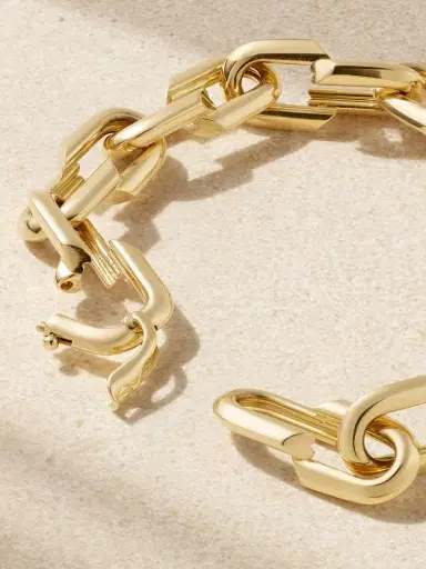 Foundrae Medium Strong Hearts 18-karat Gold Bracelet | Thumbnail 3 Foundrae Medium Strong Hearts 18-karat Gold Bracelet | Thumbnail 3