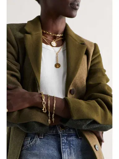 Foundrae Medium Strong Hearts 18-karat Gold Bracelet | Thumbnail 4 Foundrae Medium Strong Hearts 18-karat Gold Bracelet | Thumbnail 4
