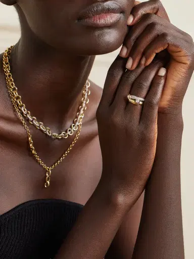 Foundrae Wholeness 18-karat Gold Diamond Ring | Thumbnail 2 Foundrae Wholeness 18-karat Gold Diamond Ring | Thumbnail 2