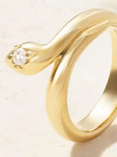 Foundrae Wholeness 18-karat Gold Diamond Ring | Thumbnail 4 Foundrae Wholeness 18-karat Gold Diamond Ring | Thumbnail 4