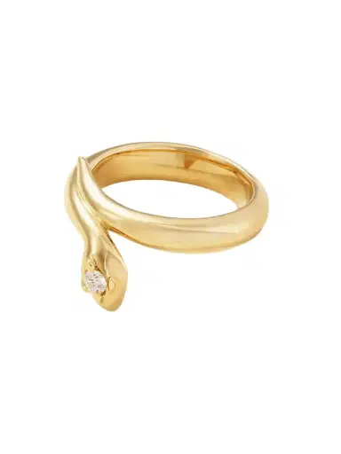 Foundrae Wholeness 18-karat Gold Diamond Ring | Thumbnail 1 Foundrae Wholeness 18-karat Gold Diamond Ring | Thumbnail 1