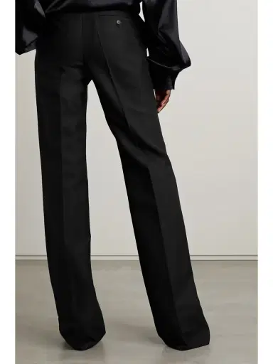 Balenciaga Wool And Mohair-blend Wide-leg Pants | Thumbnail 4 Balenciaga Wool And Mohair-blend Wide-leg Pants | Thumbnail 4