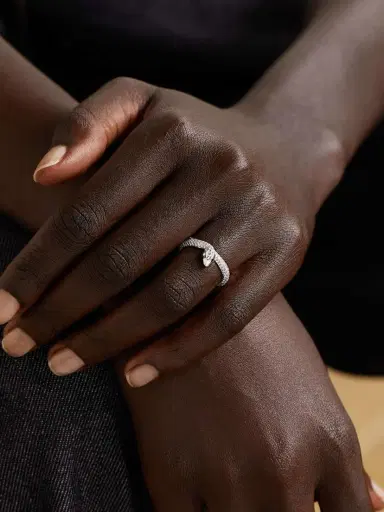 Foundrae Wholeness 18-karat White Gold Diamond Ring | Thumbnail 5 Foundrae Wholeness 18-karat White Gold Diamond Ring | Thumbnail 5