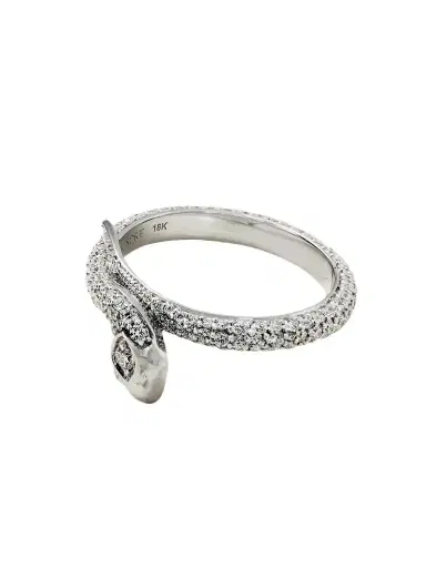 Foundrae Wholeness 18-karat White Gold Diamond Ring | Thumbnail 1 Foundrae Wholeness 18-karat White Gold Diamond Ring | Thumbnail 1