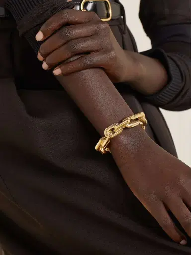 Foundrae Oversized Strong Hearts 18-karat Gold Bracelet | Thumbnail 4 Foundrae Oversized Strong Hearts 18-karat Gold Bracelet | Thumbnail 4