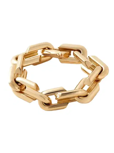 Foundrae Oversized Strong Hearts 18-karat Gold Bracelet | Thumbnail 1 Foundrae Oversized Strong Hearts 18-karat Gold Bracelet | Thumbnail 1