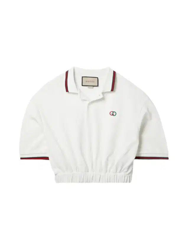 Cropped Striped Cotton-piqué Top