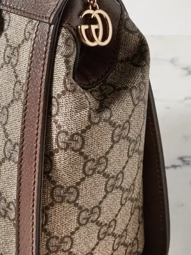 Gucci Ophidia Leather-trimmed Printed Coated-canvas Tote Bag | Thumbnail 4 Gucci Ophidia Leather-trimmed Printed Coated-canvas Tote Bag | Thumbnail 4