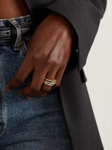 Spinelli Kilcollin Raneth Set Of Three Sterling Silver And 18-karat Gold Rings | Thumbnail 2 Spinelli Kilcollin Raneth Set Of Three Sterling Silver And 18-karat Gold Rings | Thumbnail 2