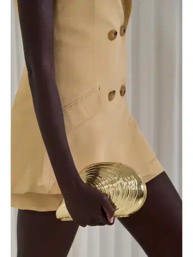 Simkhai Bridget Gold-tone Clutch | Thumbnail 4 Simkhai Bridget Gold-tone Clutch | Thumbnail 4