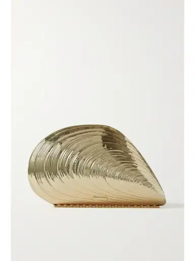 Simkhai Bridget Gold-tone Clutch | Thumbnail 1 Simkhai Bridget Gold-tone Clutch | Thumbnail 1