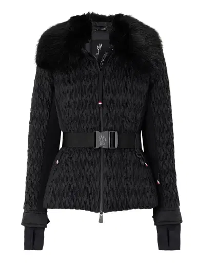 Moncler Grenoble Plantrey Hooded Belted Faux Fur-trimmed Quilted Shell Down Jacket | Thumbnail 1 Moncler Grenoble Plantrey Hooded Belted Faux Fur-trimmed Quilted Shell Down Jacket | Thumbnail 1