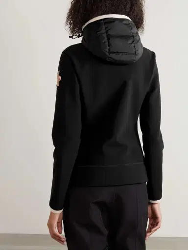 Moncler Grenoble Hooded Paneled Twill And Quilted Stretch-shell Down Jacket | Thumbnail 4 Moncler Grenoble Hooded Paneled Twill And Quilted Stretch-shell Down Jacket | Thumbnail 4