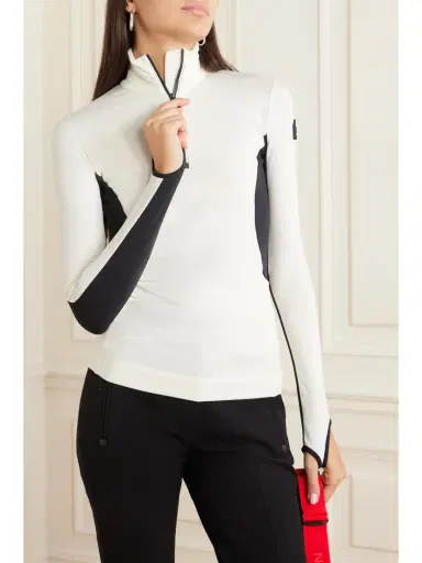 Moncler Grenoble Color-block Stretch-jersey Base Layer | Thumbnail 3 Moncler Grenoble Color-block Stretch-jersey Base Layer | Thumbnail 3