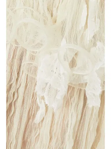 Danielle Frankel Wendell Tiered Ruffled Lace And Tulle Mini Dress | Thumbnail 4 Danielle Frankel Wendell Tiered Ruffled Lace And Tulle Mini Dress | Thumbnail 4