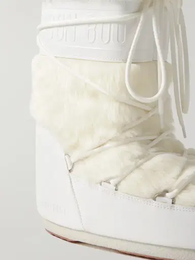 Moon Boot Icon Plush And Leather-like Snow Boots | Thumbnail 4 Moon Boot Icon Plush And Leather-like Snow Boots | Thumbnail 4