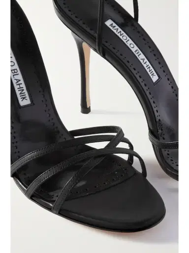 Manolo Blahnik Leva 105 Leather Sandals | Thumbnail 4 Manolo Blahnik Leva 105 Leather Sandals | Thumbnail 4
