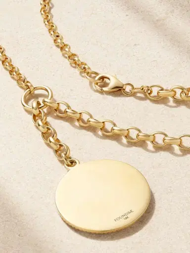 Foundrae Love 18-karat Gold Diamond Necklace | Thumbnail 3 Foundrae Love 18-karat Gold Diamond Necklace | Thumbnail 3