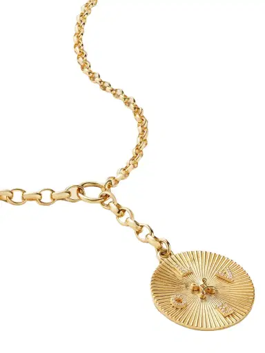Foundrae Love 18-karat Gold Diamond Necklace | Thumbnail 1 Foundrae Love 18-karat Gold Diamond Necklace | Thumbnail 1