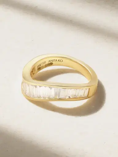 Anita Ko Wave 18-karat Gold Diamond Ring | Thumbnail 1 Anita Ko Wave 18-karat Gold Diamond Ring | Thumbnail 1