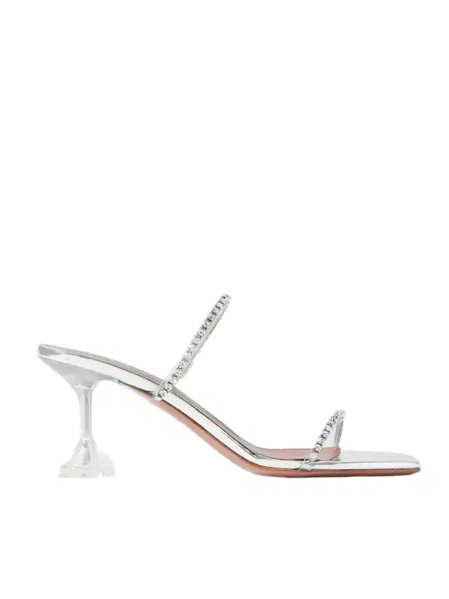 Gilda Crystal-embellished Pvc Mules