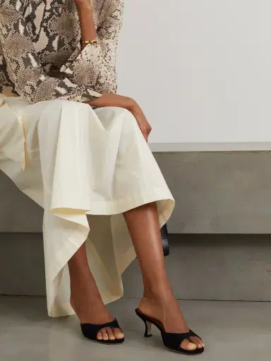 Staud Brigitte Suede Mules | Thumbnail 2 Staud Brigitte Suede Mules | Thumbnail 2
