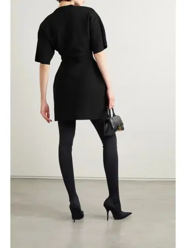 Balenciaga Hourglass tretch-ponte Mini Dress | Thumbnail 3 Balenciaga Hourglass tretch-ponte Mini Dress | Thumbnail 3