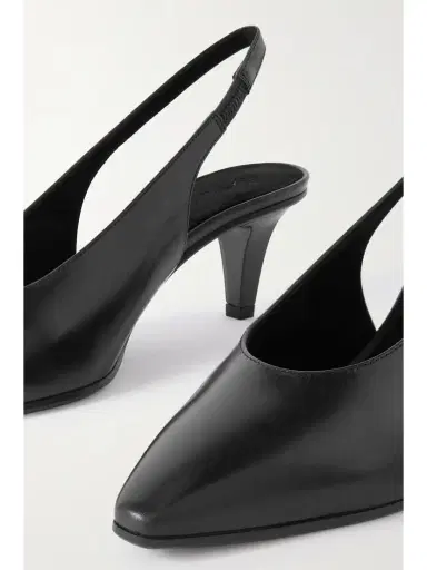 Loro Piana Rebecca Leather Slingback Pumps | Thumbnail 4 Loro Piana Rebecca Leather Slingback Pumps | Thumbnail 4