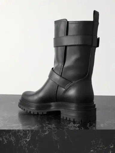 Gianvito Rossi Buckled Leather Boots | Thumbnail 3 Gianvito Rossi Buckled Leather Boots | Thumbnail 3