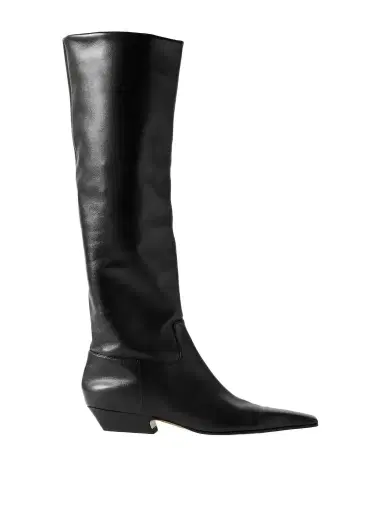Khaite Marfa Leather Knee Boots | Thumbnail 1 Khaite Marfa Leather Knee Boots | Thumbnail 1
